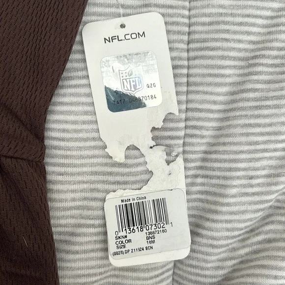 NFL Cleveland browns baby girl outfit size 18 months - Picture 6 of 8